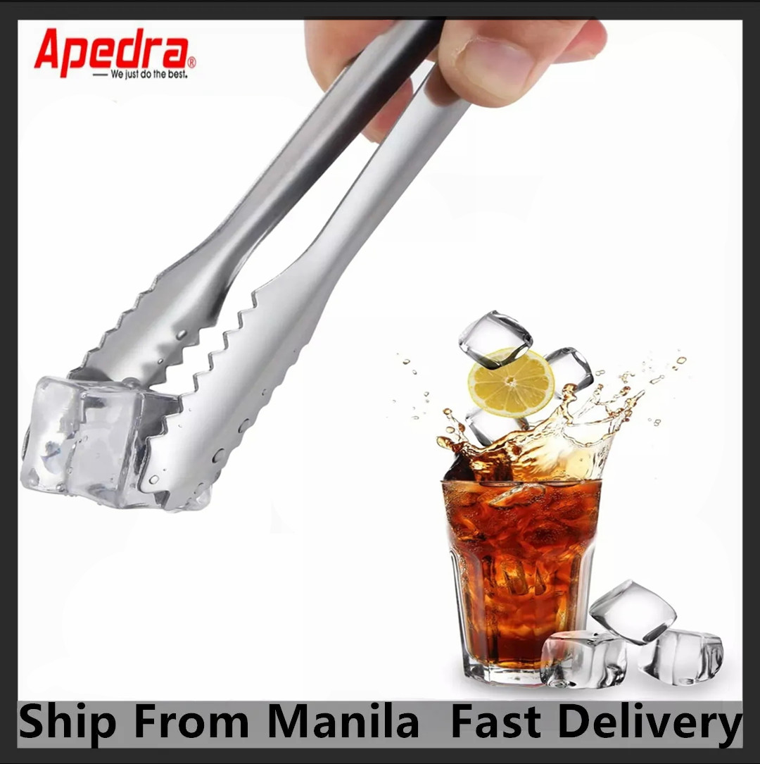 Ice tongs, Stainless Steel with Sharp Teeth Make Grabbing Ice Easy, for Ice  Bucket Ice Sugar Cubes Coffee Bar Food Serving