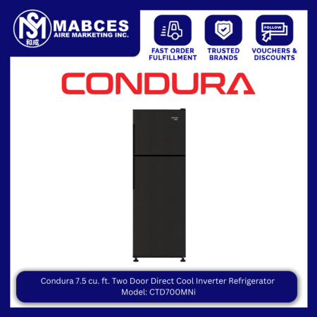 Condura 7.5 cu. ft. Two Door Direct Cool Inverter Refrigerator CTD700MNi