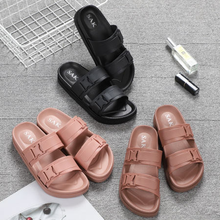 Korean strap sandals for women, new high-style slip-ons