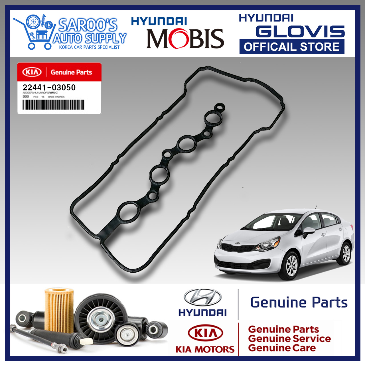 Valve cover gasket kia shop rio