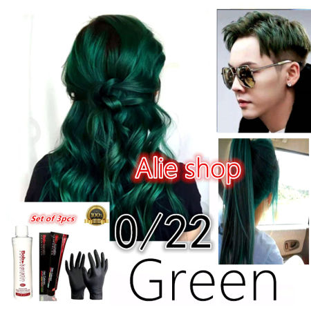 Green Hair Color with Oxidant