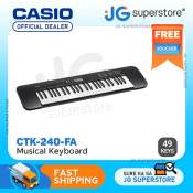 Casio CTK-240-FA Digital Piano Keyboard with Adapter | JG Superstore