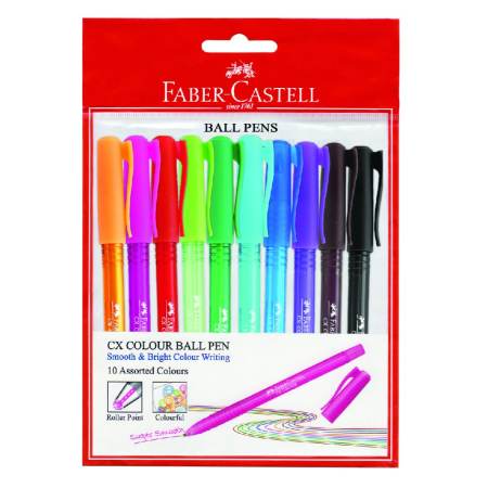 Faber-Castell CX Colour Ballpen 10 colors