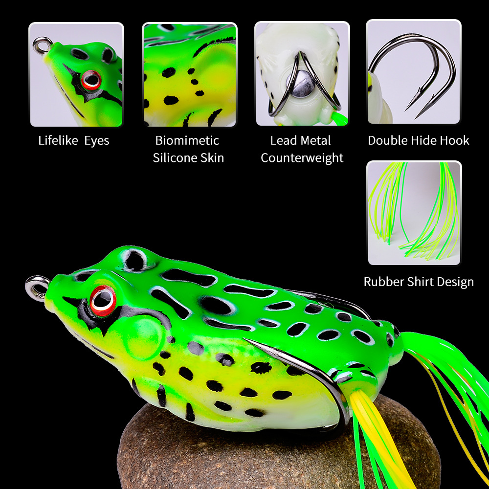 Goture Fishing Lure Frog Silicone Frog