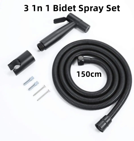 Bidet Spray Set for Wall Mounted Toilets - 