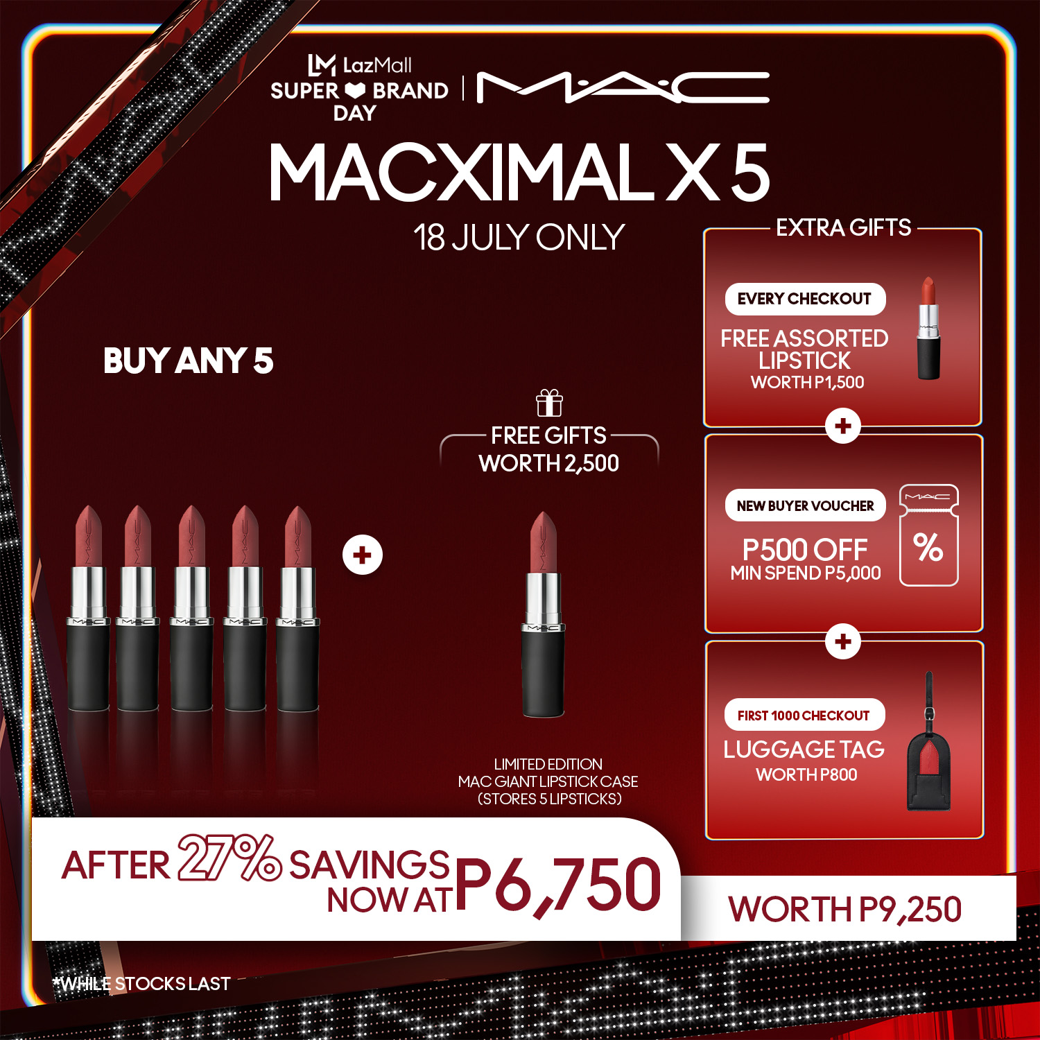 Discount on M·a·c  shoes - SKU: 【sbd Exclusive Offer】mac Macximal Silky Matte Lipstick / Iconic Matte Lipstick Now Maxed Out With 12