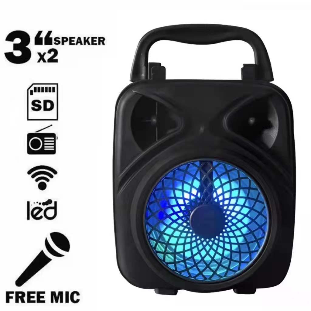 Led portable store wireless bluetooth speakers