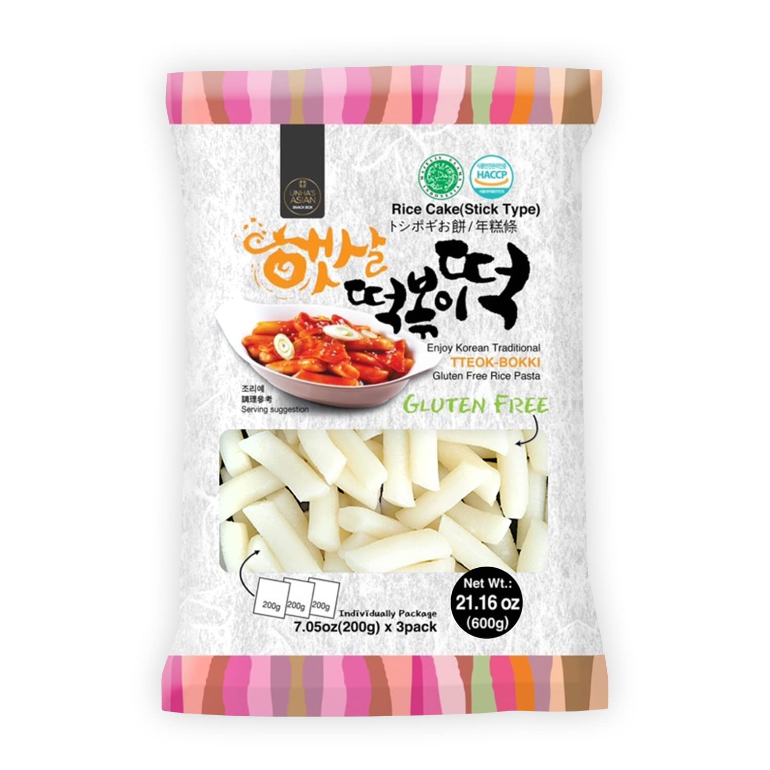 Korean Rice Cake Tteokbokki Stick – Pack Individual Package