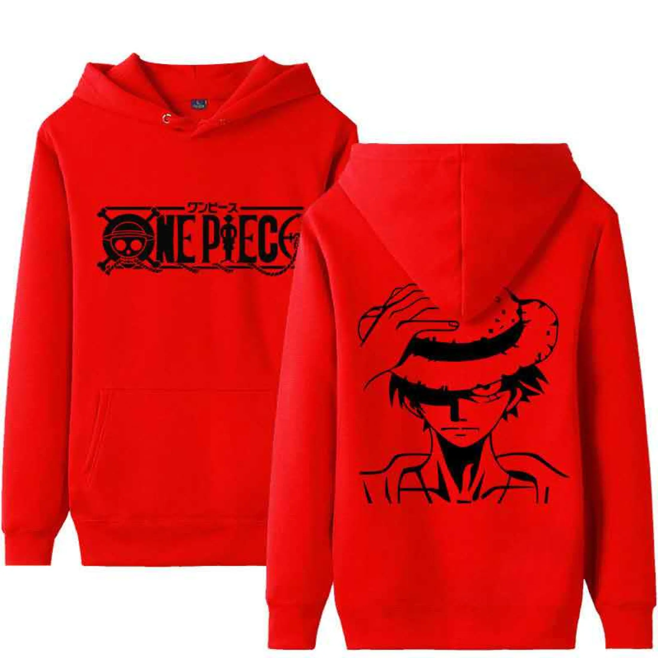 One Piece Hoodie Jacket No Zipper Lazada Ph