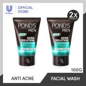 Pond's Men Acne Solution Anti-Acne Facial Wash 100g