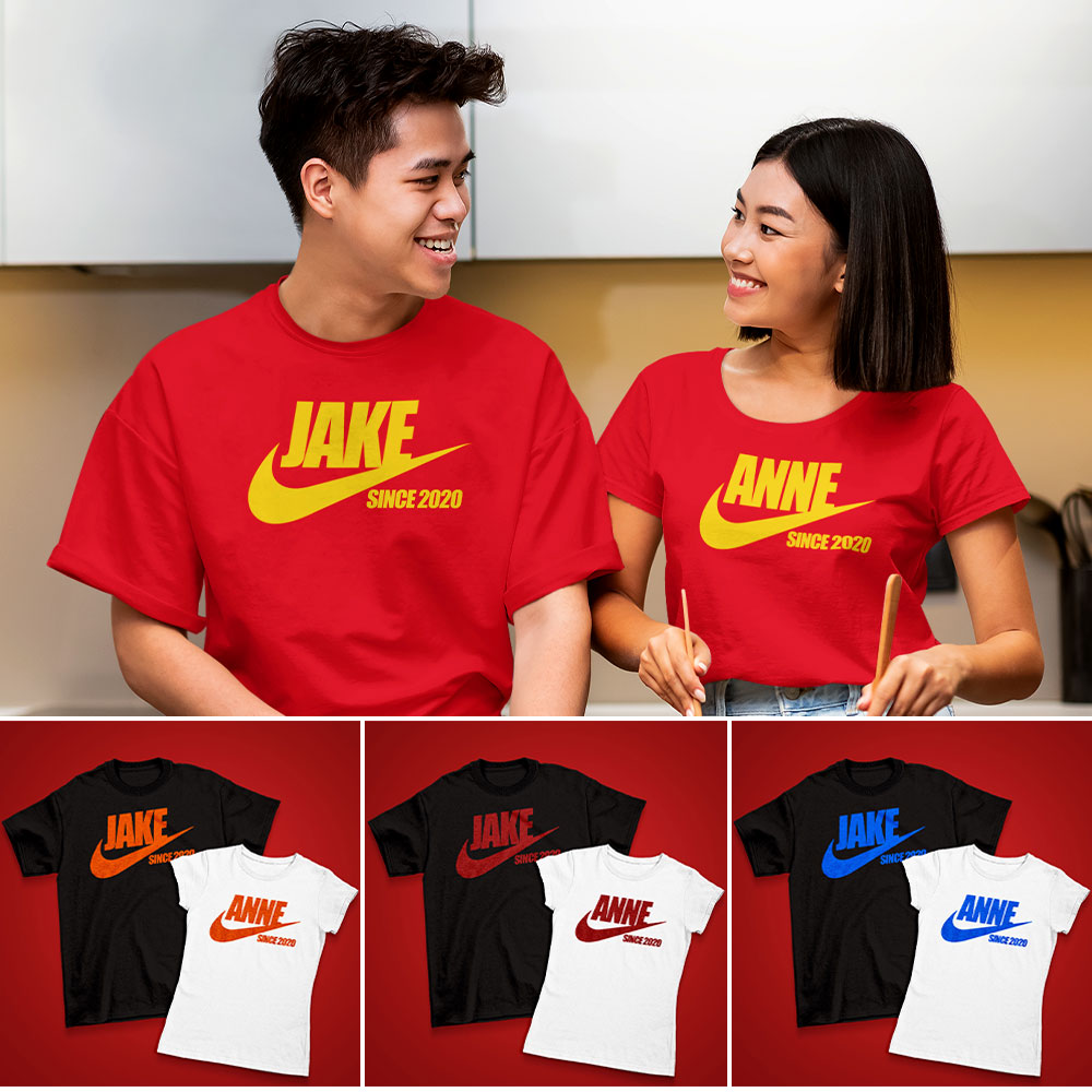 Nike shirts for couples online