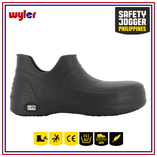 SAFETY JOGGER Bestclog OB Black Light Weight Casual Nursing shoes UNISEX safety  Anti-Slip Lightweight Kitchen Chef Work Clogs Shoes Work Shoes Safety Shoes