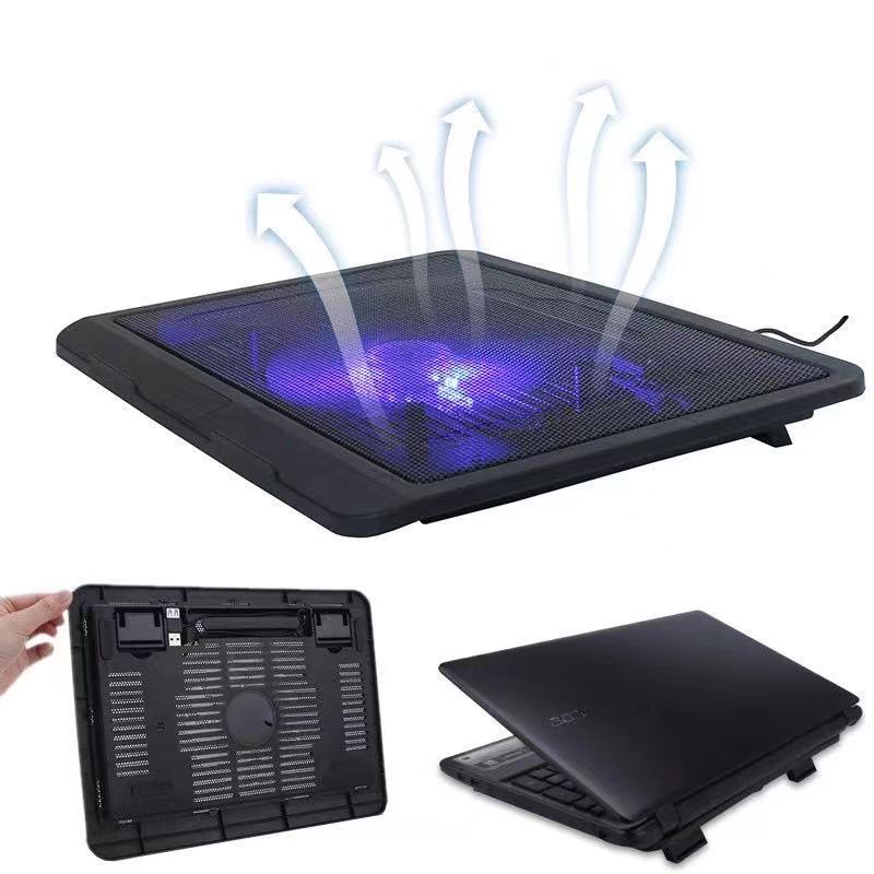 KellyShop N19 Laptop Cooling Pad with USB LED Light