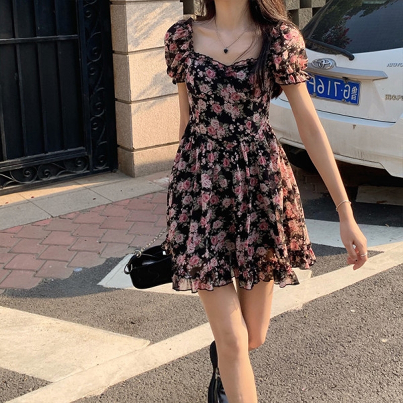 Shop Fashion Casual Floral Style Dress Cheap  Fast & Easy | Lazada  Philippines