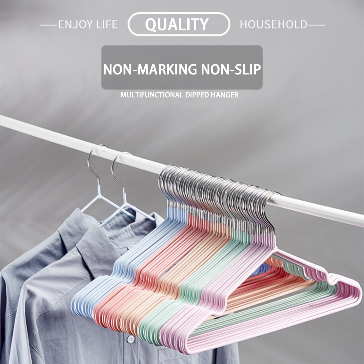 Aluminum Alloy Non-marking Non-slip Hanger, Clothes Hangers