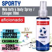 Aficionado Sporty Men Bath & Body Spray / Cologne 110ml