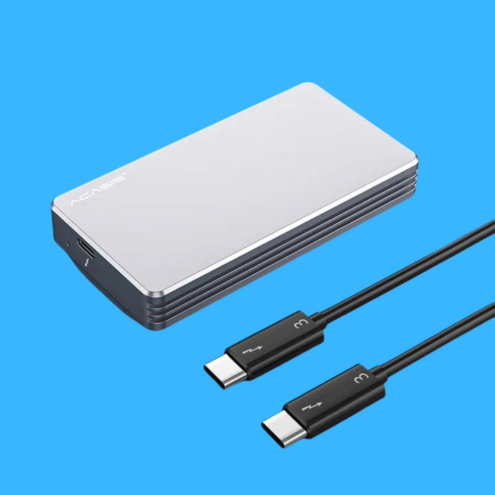 ACASIS FA TB34 Thunderbolt 3 USB Type C NVMe M 2 Solid State Drive Enc ACASIS FA TB34 Thunderbolt 3 USB Type C NVMe M 2 Solid State Drive Enc