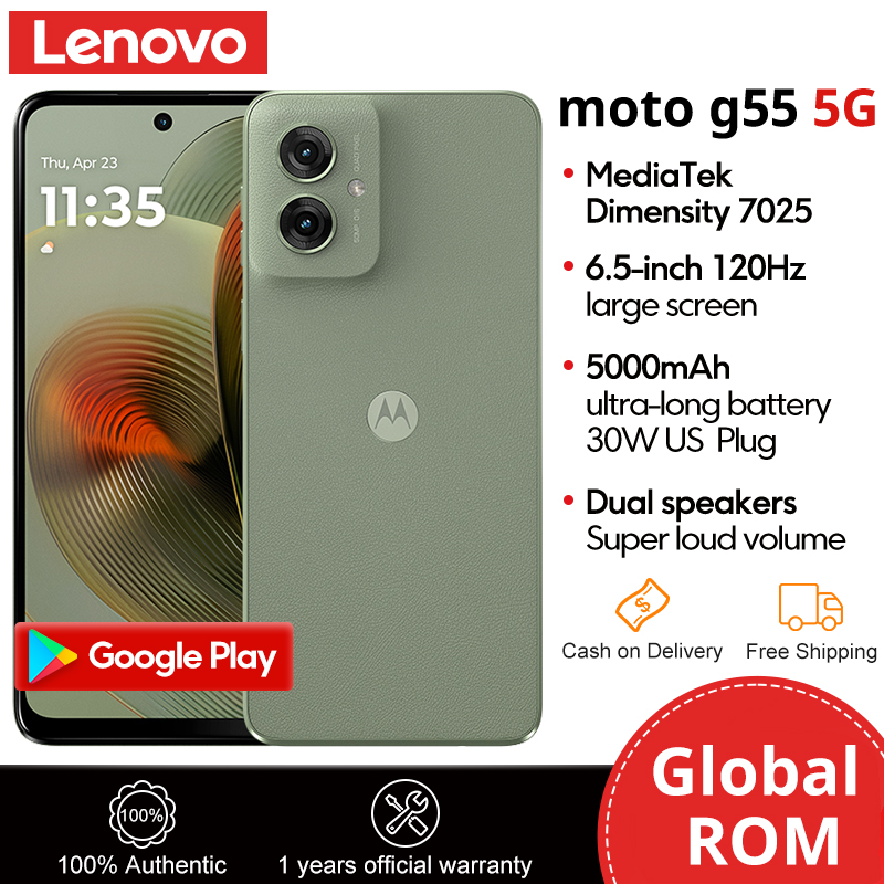 Lenovo Motorola MOTO G55 5G Smartphone 6.5-inch 120Hz Display MediaTek Dimensity 7025 CPU 50MP 256GB Cellphone - Image 2