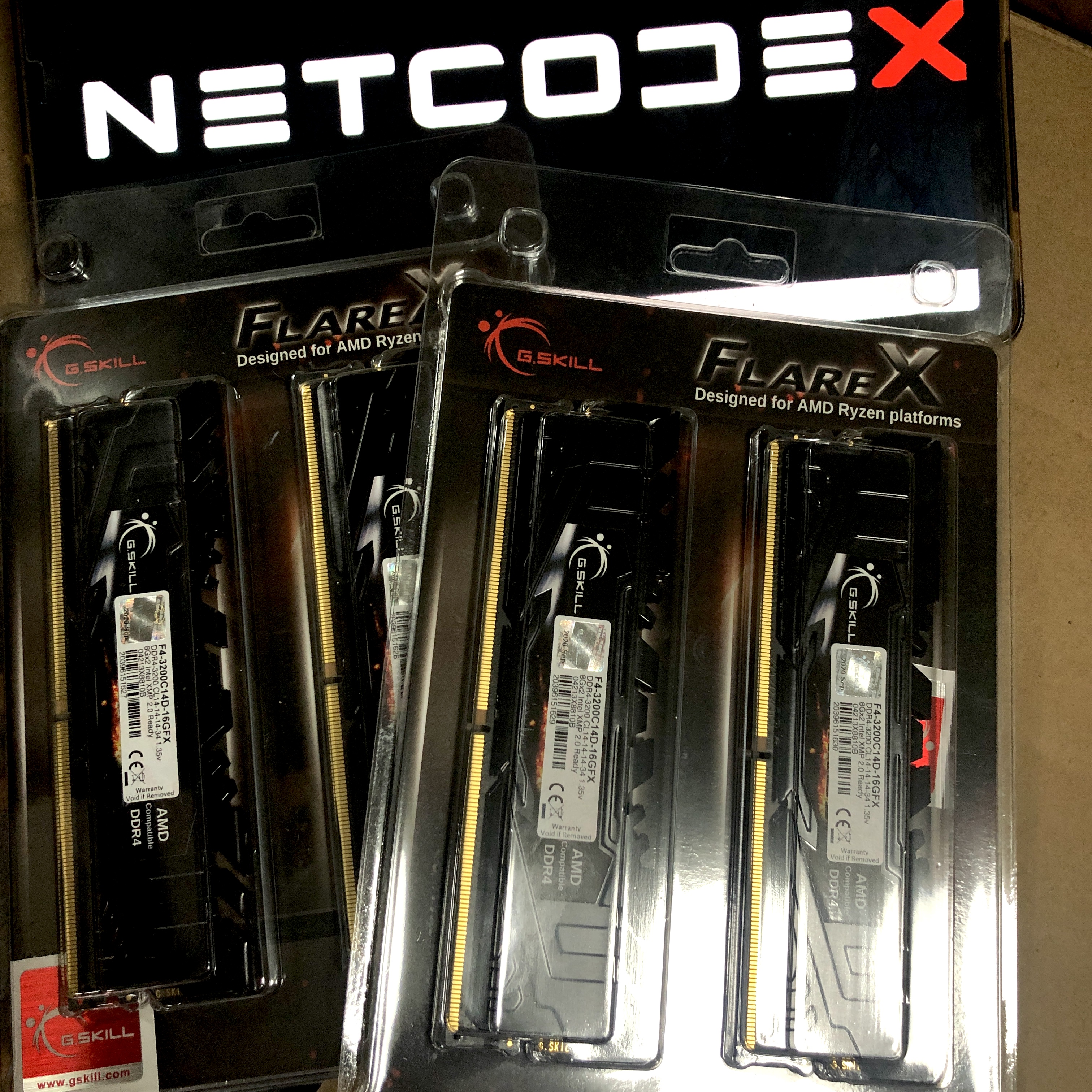 G.SKILL Flare X Series 16GB (2 x 8GB) 288-Pin DDR4 SDRAM DDR4 3200 (PC4 25600) (Desktop Memory) Gskill Model F4-3200C14D-16GFX