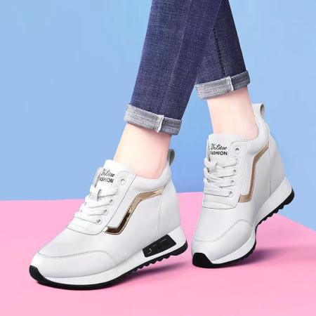 2024 Women's Wedge Sneakers - Cute Canvas Boots for College