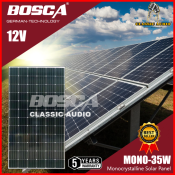 BOSCA 35W Mono Solar Panel, 5 Year Warranty