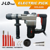 JLD 1200W Rotary Hammer Chipping Gun Demolition Jack Hammer