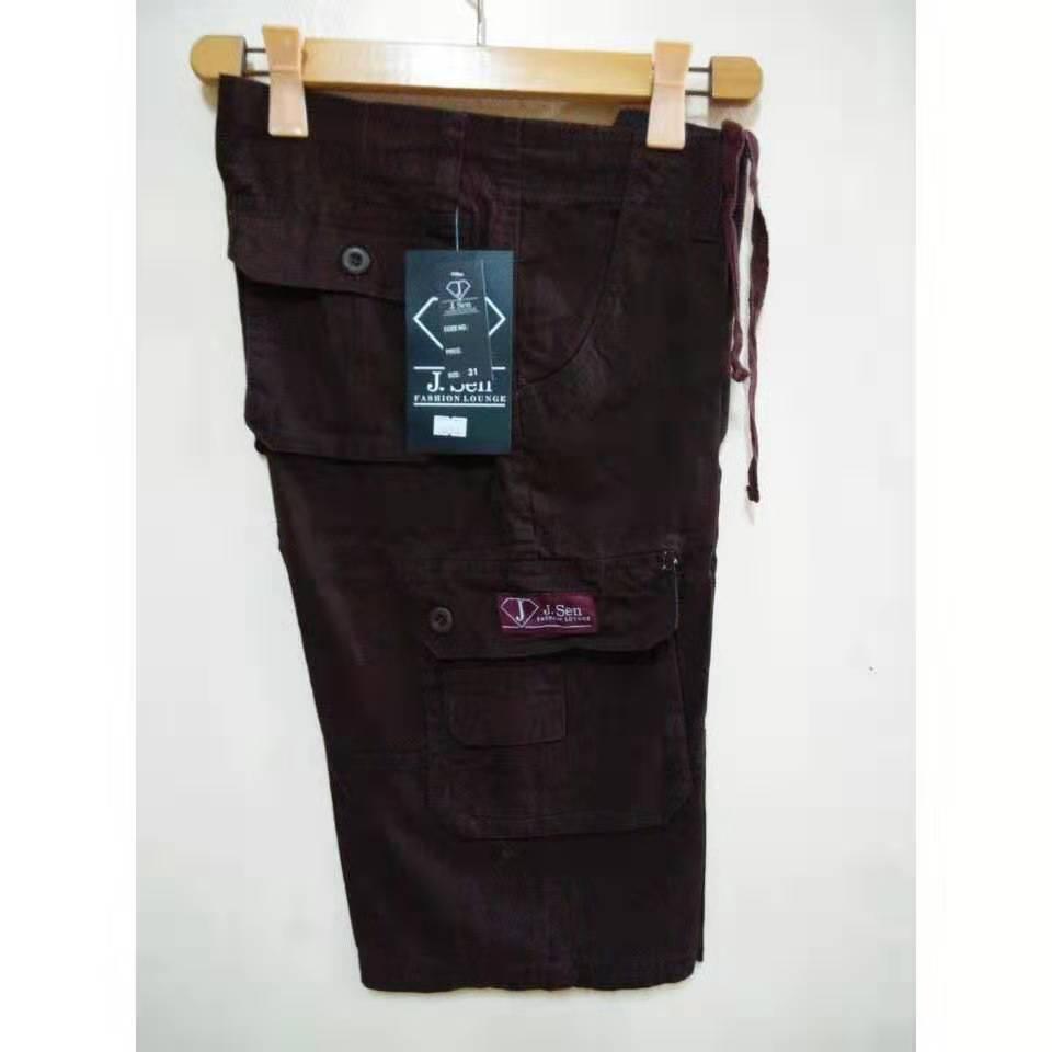 dark brown cargo shorts