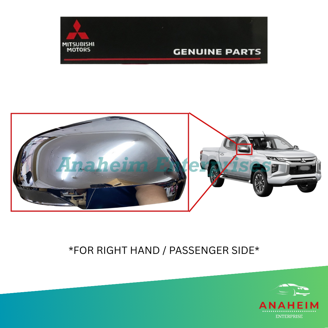 Mitsubishi L200 MK5 Door Mirror Cover – Left Side, Genuine OEM Black, Clip-On (2016-2019)