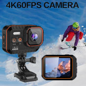 360 Go Pro Camera: 4K HD Waterproof Sports Action Camera