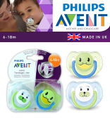 Philips Avent Orthodontic Pacifier for 6-18m Toddler, UK Made