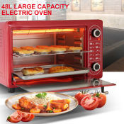 Foerst 48L Electric Oven - High capacity, Multipurpose, Red