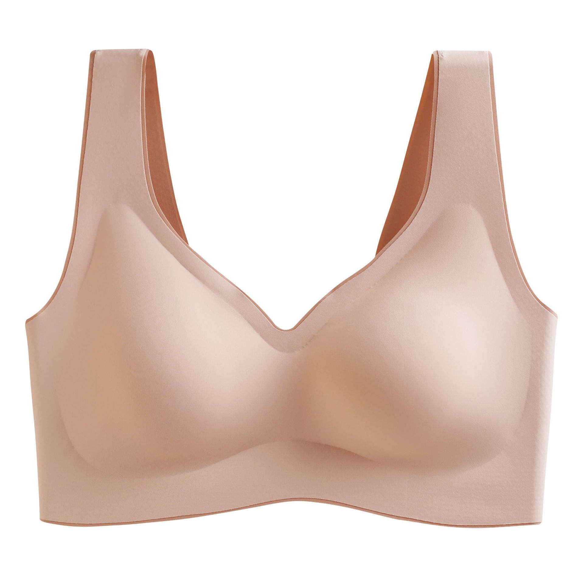 Motovita Seamless Bra Latex Sports Vest No Wire Push Up Brassiere Female Plus Big Size Bra Tank Crop Tops Gathers Pad - Image 3