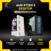 Amd Ryzen 5 4650G 5600G | With Radeon Graphics | With Freebies | Ready to Use | Plug and Play | High Quality Cpu Desktop | Gaming Office Online Class Work Business | Collinx Computer