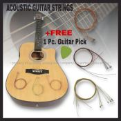 Acoustic Guitar Strings + Free Pick