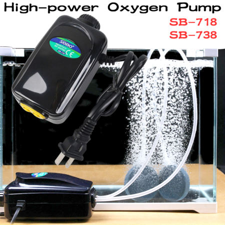 SOBO Silent Aquarium Air Pump for Fish Tank