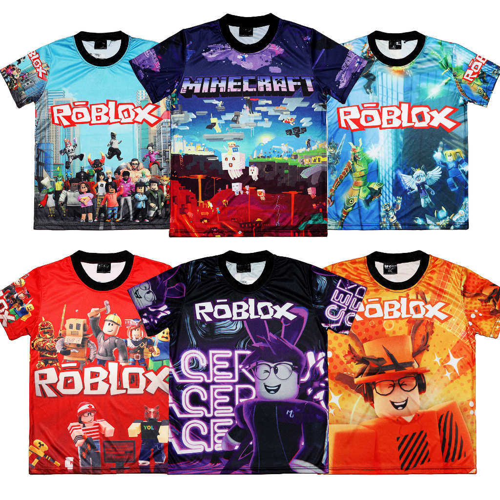 MINIDORA Roblox 3D Printed T-Shirt for Boys/Girls DynaBlocks Short