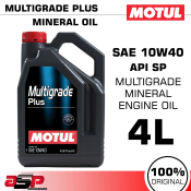 MOTUL 10W40 MULTIGRADE PLUS Engine Oil 4 Liters