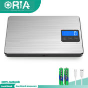 ORIA Rechargeable Electric Kitchen Scale - High Precision Food Weighing