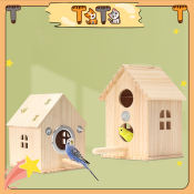 Ti Ti Bird Wooden Cage Set with Feeder and Toys