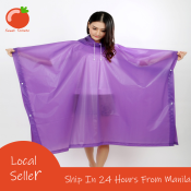 Reusable Adult Hooded Poncho - Waterproof & Quick Drying