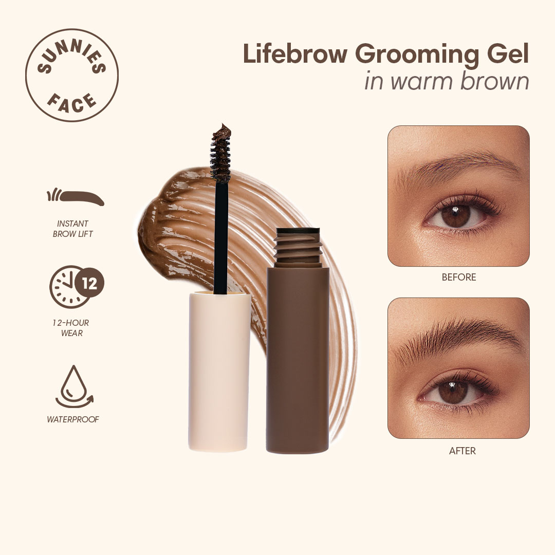 Discount on Sunnies Face  shoes - SKU: Sunnies Face Lifebrow Grooming Gel [Flexible Sculpting Grooming Gel] (Warm Brown)