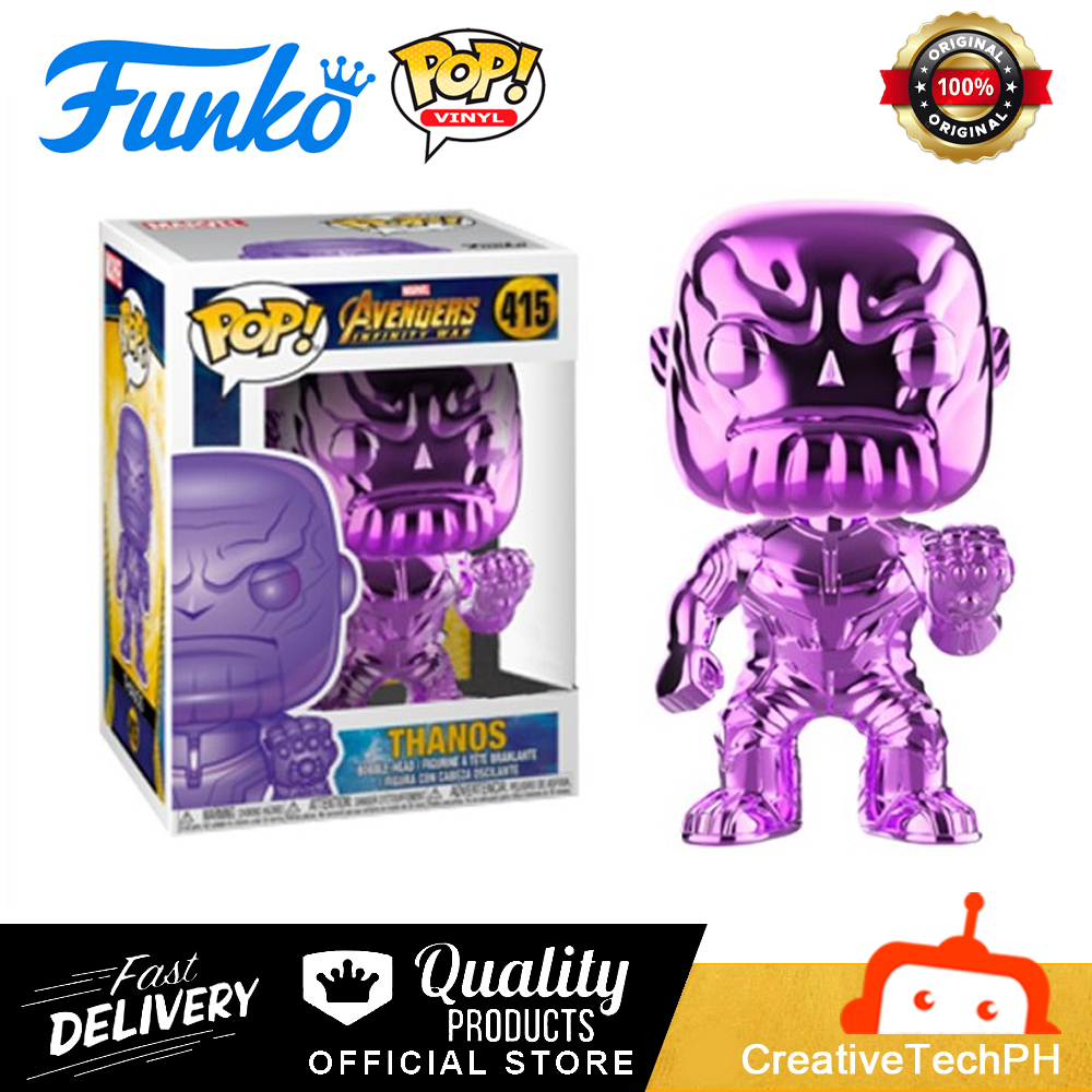Pop Vinyl Chrome Purple Thanos Pop Funko Pop POP MARVEL INFINITY