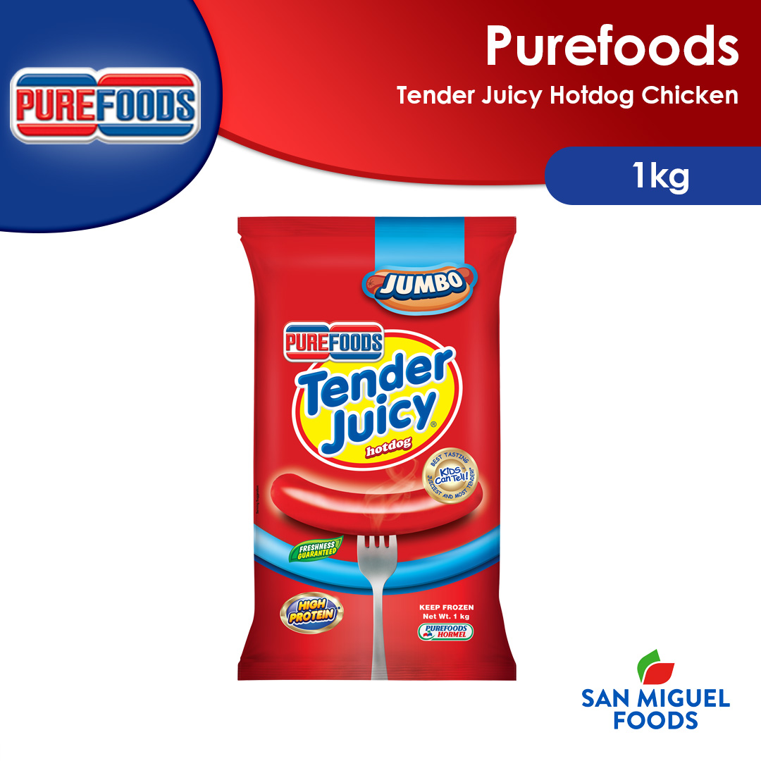 その他 PUREFOODS Tender Juicy Classic 1kg x 2 Buy Purefoods Tender Juicy Classic Hot Dog 1Kg Online