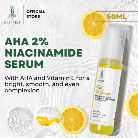 Nia-X Niacinamide Whitening Serum with AHA and Vitamin C