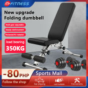 Foldable Multifunctional Abdominal Muscle Board Fitness Chair Bench - 350KG Load