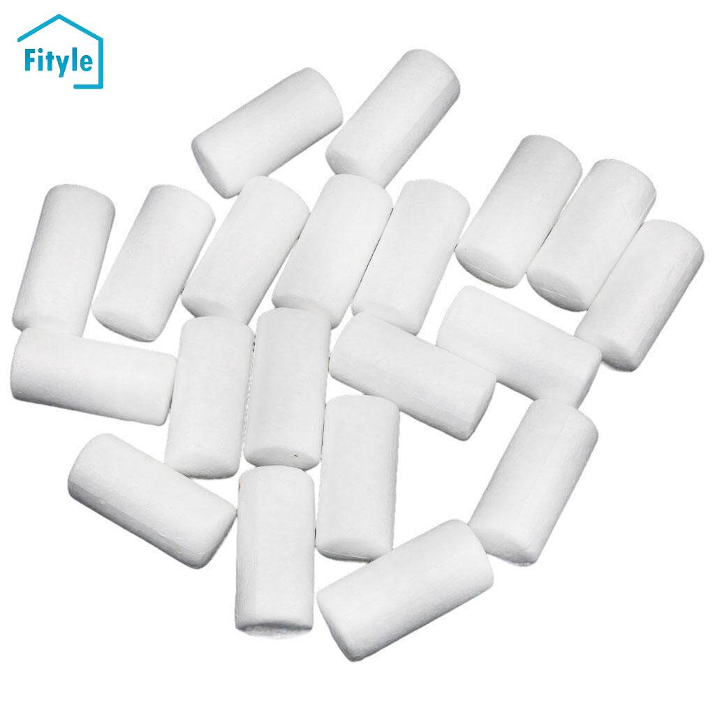 10 Pieces DIY Cylinder Shape Polystyrene Foam for Crafts - 14x4