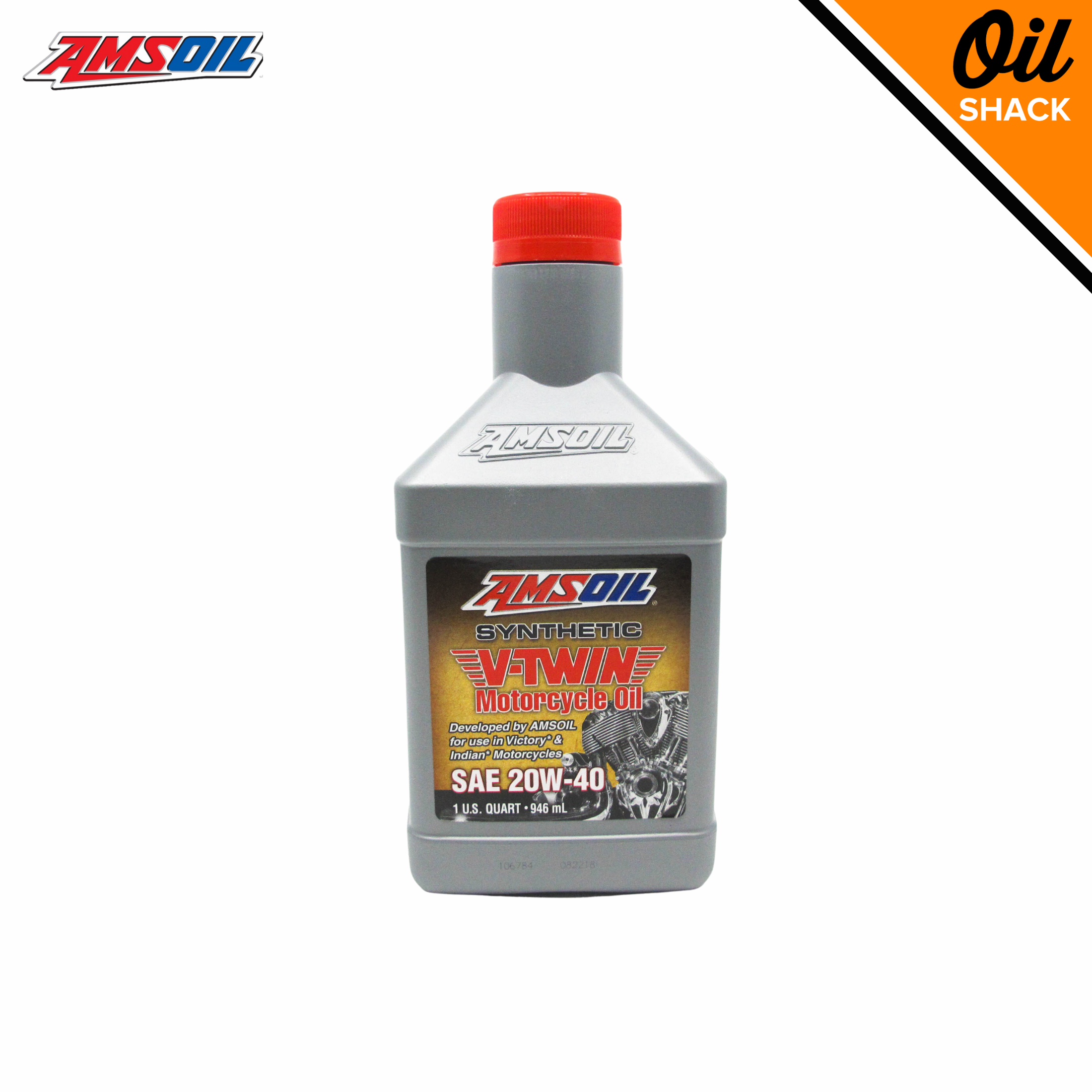 20W-50 Synthetic V-Twin Motorcycle Oil MCV AMSOIL, 40% OFF