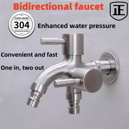 Bidirectional Stainless Steel Faucet