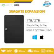 Seagate Expansion 1TB/2TB Portable USB 3.0 External Hard Drive