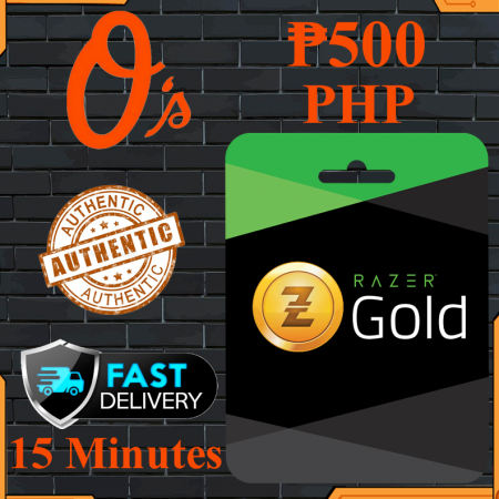 Razer Gold 500 Php - Fast Email Delivery - O's Game Tech Store